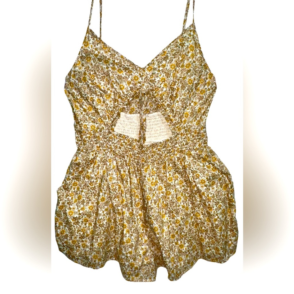 American Eagle Floral Romper